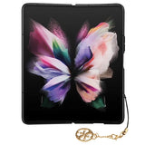 Guess GUHCZFD5GF4GGR F946 Z Fold5 grå/grå hardcase 4G Charms Collection