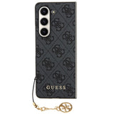 Guess GUHCZFD5GF4GGR F946 Z Fold5 grå/grå hardcase 4G Charms Collection