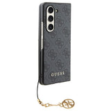 Guess GUHCZFD5GF4GGR F946 Z Fold5 grå/grå hardcase 4G Charms Collection