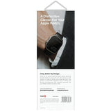 Uniq Osta rustfrit stål rem til Apple Watch 1/2/3/4/5/6/7/8/SE/SE2/Ultra 42/44/45/49 mm - sort