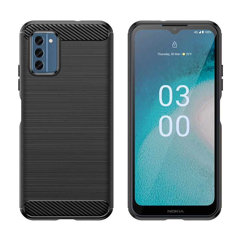 Carbon Case silikonhylster til Nokia C300 - sort