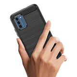 Carbon Case silikonhylster til Nokia C300 - sort