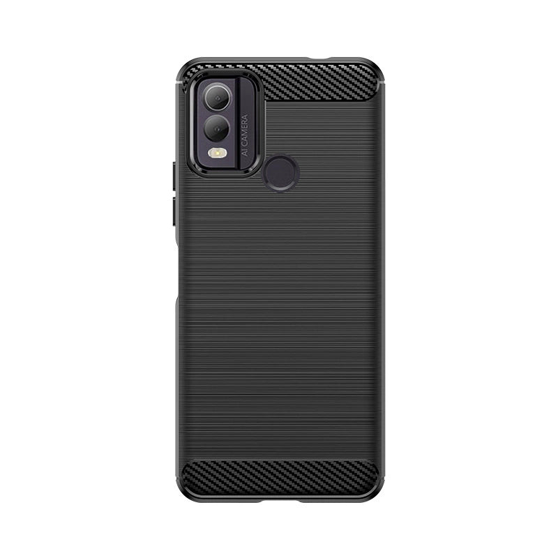 Carbon Case silikonhylster til Nokia C22 - sort