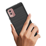 Carbon Case silikonhylster til Nokia C32 - sort