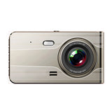 DVR979G Full HD G-sensor LCD bilvideooptager med bagudskærmningskamera - beige