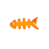 Fiskeformet indpakning af hovedtelefonkabel - orange