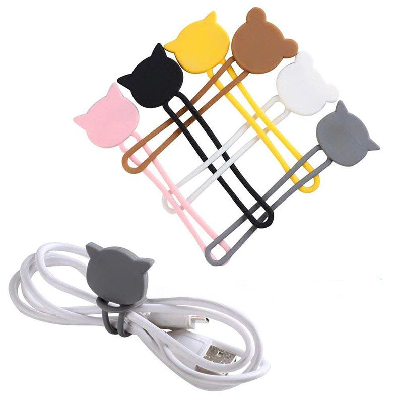 Ruller af silikonkabler - brun