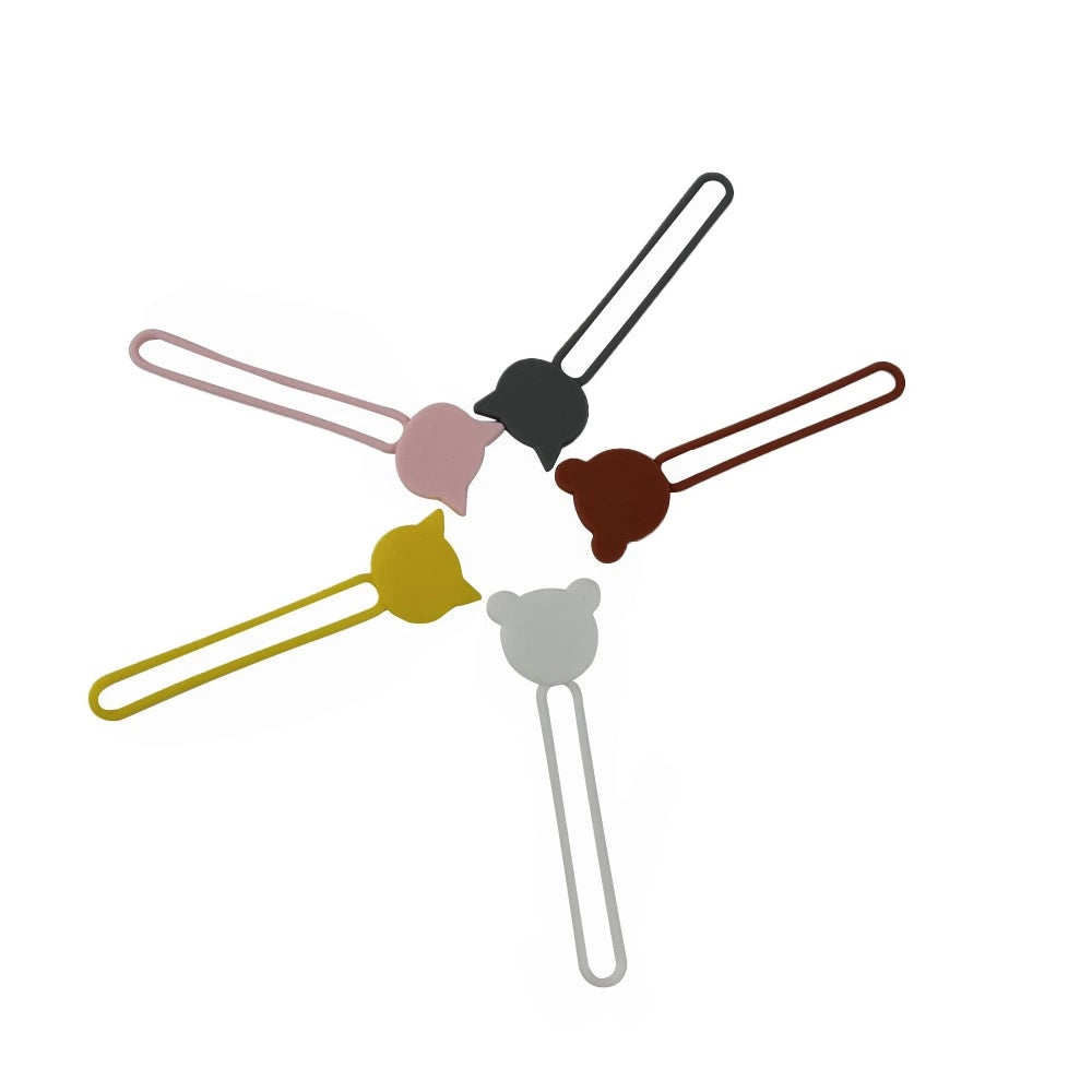 Ruller af silikonkabler - brun