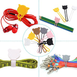 Ruller af silikonkabler - lyserøde