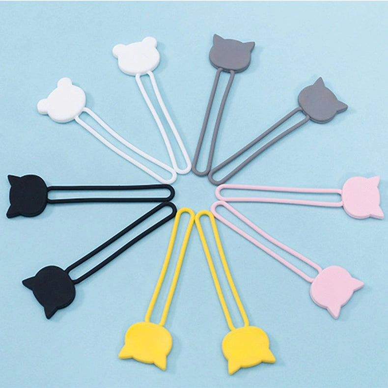 Ruller af silikonkabler - lyserøde