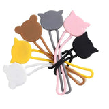 Silicone-kabelsving - hvid