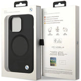 BMW BMHMP14LSILBK2 iPhone 14 Pro - sort Signature Liquid Silicone MagSafe