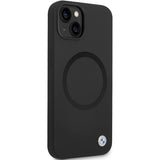 BMW BMHMP14SSILBK2 iPhone 14 - sort Signature Liquid Silicone MagSafe
