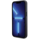 Guess GUHCP13LP4TDSCPK Case til iPhone 13 Pro / 13 - Sort Crossbody 4G Metal Logo