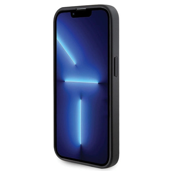 Guess GUHMP14LPSAHMCK-foder til iPhone 14 Pro - sort Saffiano MagSafe