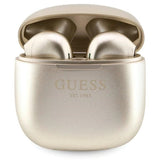 Guess GUTWST26PSD TWS Bluetooth-hovedtelefoner + dockingstation - guld Classic EST Logo