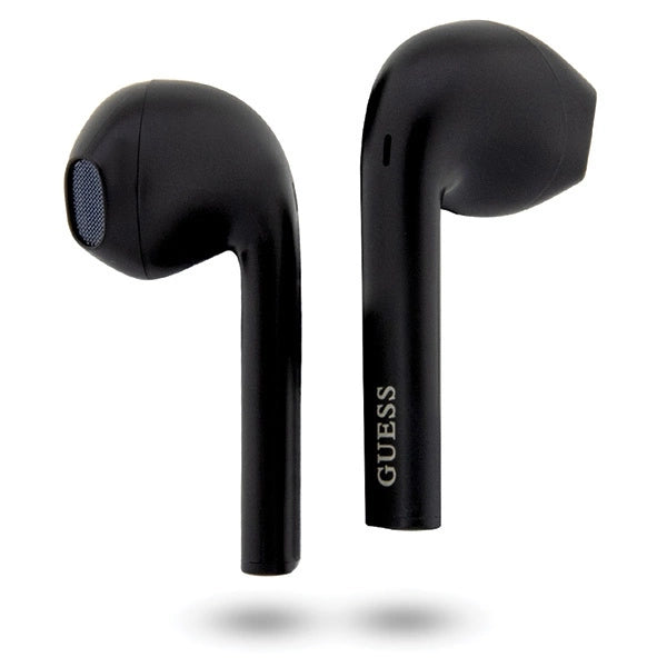 Guess GUTWST26PSK TWS Bluetooth-hovedtelefoner + dockingstation - sort Classic EST Logo
