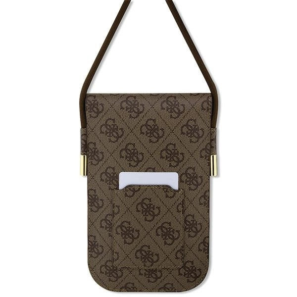 Guess 4G Metal Script Logo håndtaske - brun