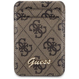Guess Wallet Card Slot Stand GUWMSHG4SHW case - brunt MagSafe 4G Classic Logo
