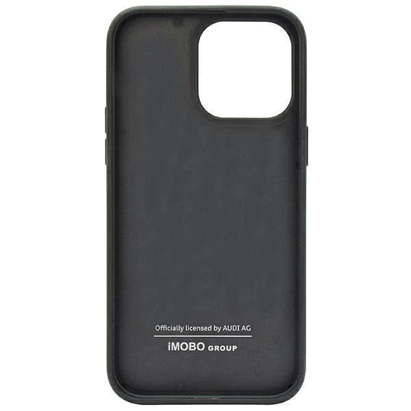 Audi Carbon Fiber Stripe iPhone 14 Pro 6.1" sort/sort hardcase AUS-TPUPCIP14P-R8/D1-BK