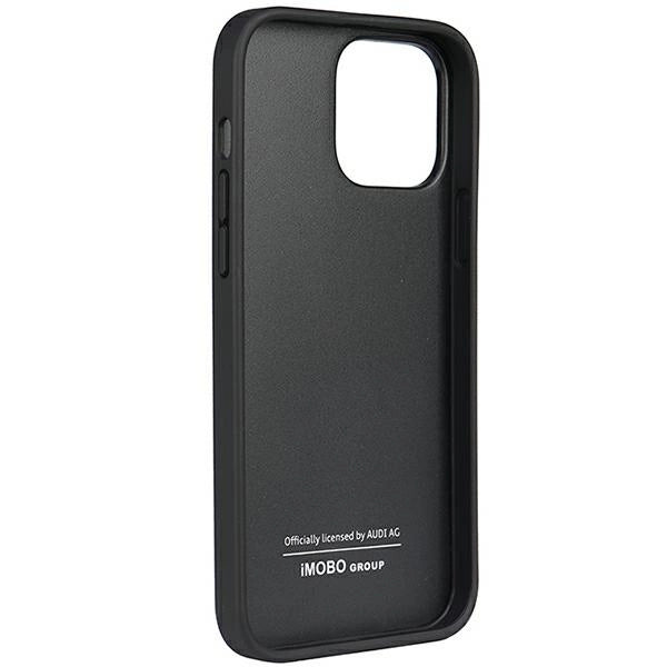 Audi Genuine Leather iPhone 13 Pro / 13 6.1" sort/sort hardcase AU-TPUPCIP13P-Q8/D1-BK