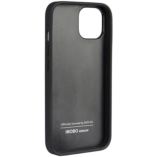 Audi Genuine Leather iPhone 14 6.1" sort/sort hardcase AU-TPUPPCIP14-Q8/D1-BK