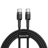 Baseus Cafule Cable USB-C PD 2.0 QC 3.0 60W 1m (Sort+grå)