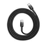 Baseus Cafule Cable USB-C PD 2.0 QC 3.0 60W 1m (Sort+grå)