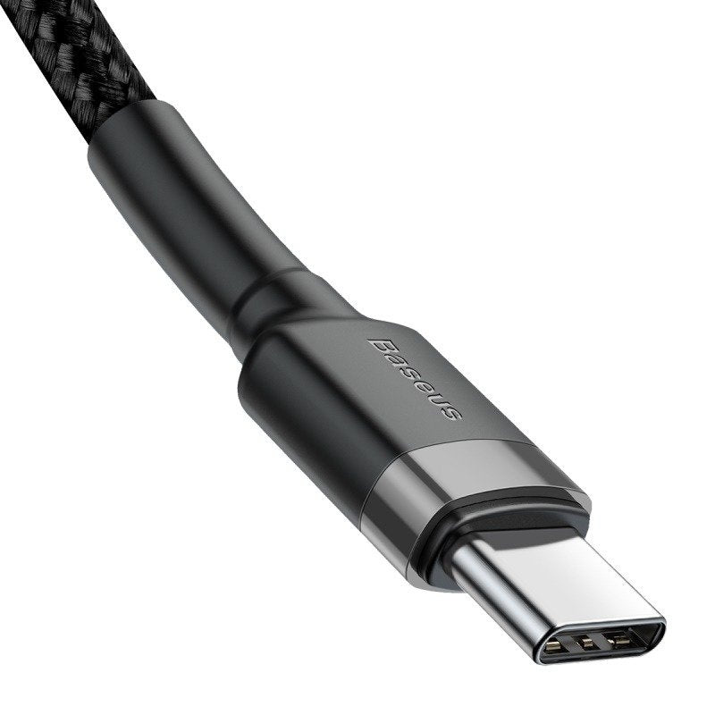 Baseus Cafule Cable USB-C PD 2.0 QC 3.0 60W 1m (Sort+grå)