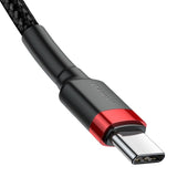 Baseus Cafule Cable USB-C PD 2.0 QC 3.0 60W 2m (Sort+rød)