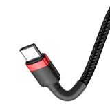 Baseus Cafule Cable USB-C PD 2.0 QC 3.0 60W 2m (Sort+rød)