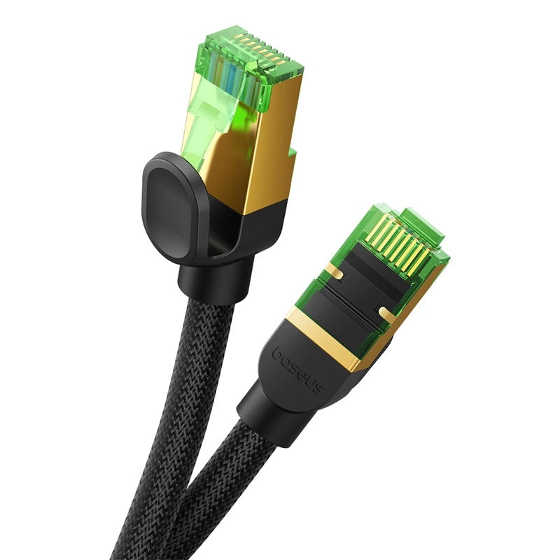 Baseus hurtig RJ45 cat. netværkskabel. 8 40Gbps 20m flettet sort