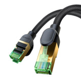 Baseus hurtig RJ45 cat. netværkskabel. 8 40Gbps 20m flettet sort