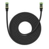 Baseus hurtig RJ45 cat. netværkskabel. 8 40Gbps 8m flettet sort