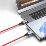 Grøn US294 USB-C - USB-C 3A 480Mb/s kabel 1m - rød