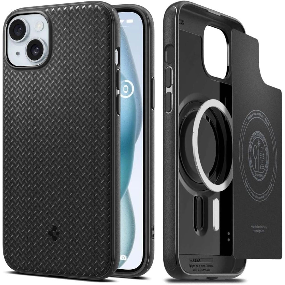 Spigen Mag Armor MagSafe iPhone 15 Case - Matte sort