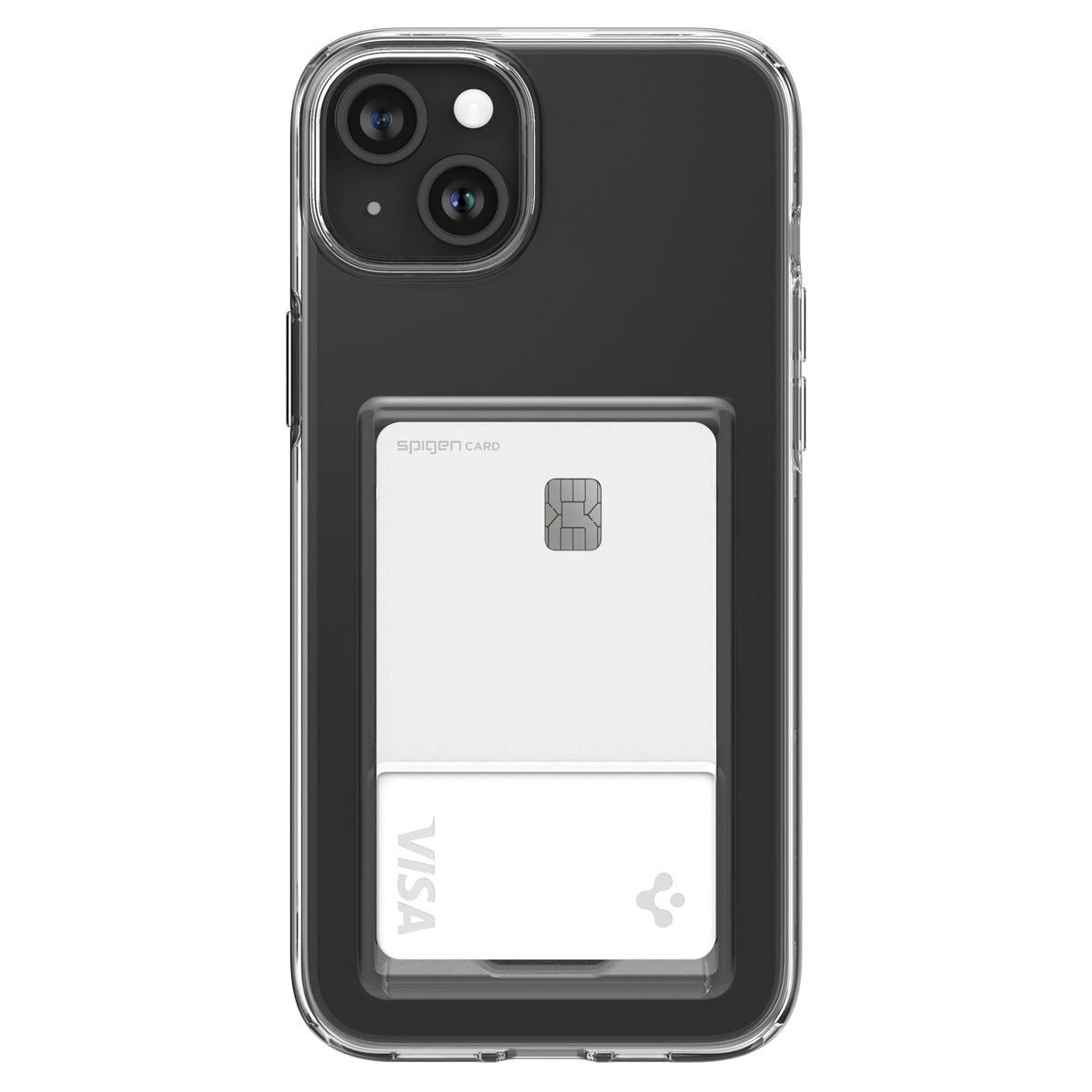 Spigen Crystal Slot Case til iPhone 15 Plus - klar