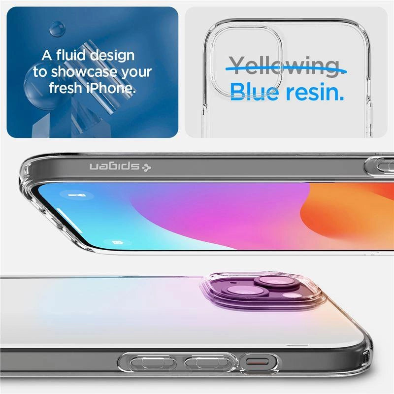 Spigen Crystal Flex Case til iPhone 15 Plus - klar