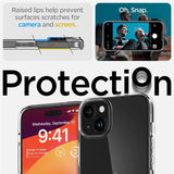 Spigen Crystal Flex Case til iPhone 15 Plus - klar