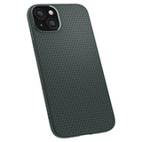 Spigen Liquid Air iPhone 15 Plus-kasse - mørkegrøn