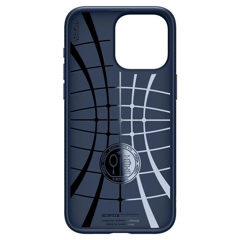 Spigen Liquid Air Case til iPhone 15 Pro Max - Blå