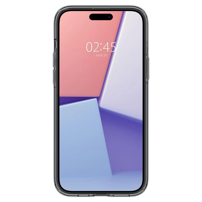 Spigen Crystal Flex iPhone 15 Plus Case - Grå-gennemsigtigt