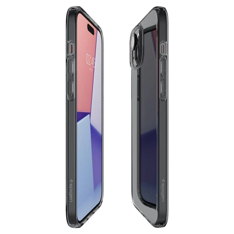 Spigen Crystal Flex iPhone 15 Plus Case - Grå-gennemsigtigt