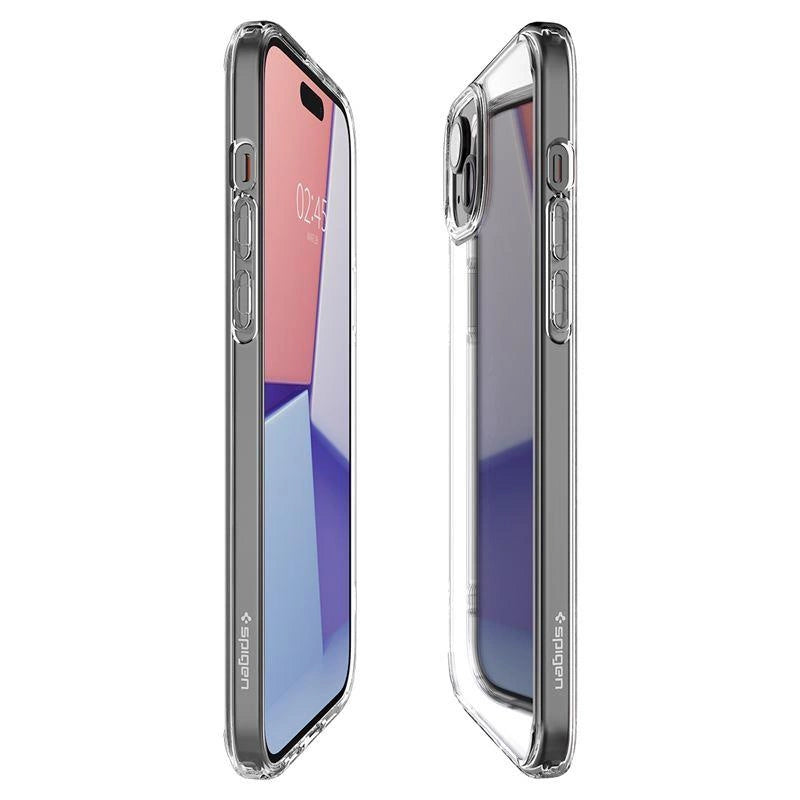 Spigen Crystal Hybrid iPhone 15 Plus Case - klar