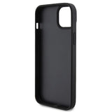 Ferrari Twist Metal Logo-foder til iPhone 15 Plus - sort