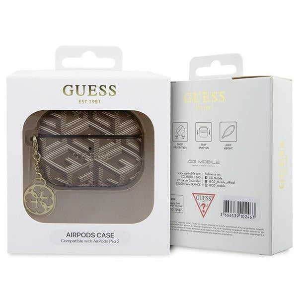 Guess GUAP2PGCE4CW case til AirPods Pro 2 cover - brun GCube Charm