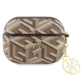 Guess GUAPPGCE4CW fodtøj til AirPods Pro - brun GCube Charm