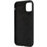 Guess GUHCN614DGPK Case til iPhone 11 / Xr - sort silikone logo Strass 4G