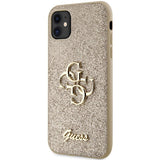 Guess GUHCN61HG4SGD iPhone 11 / Xr - guld Glitter Script Big 4G