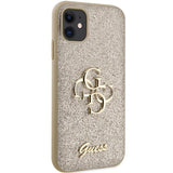 Guess GUHCN61HG4SGD iPhone 11 / Xr - guld Glitter Script Big 4G
